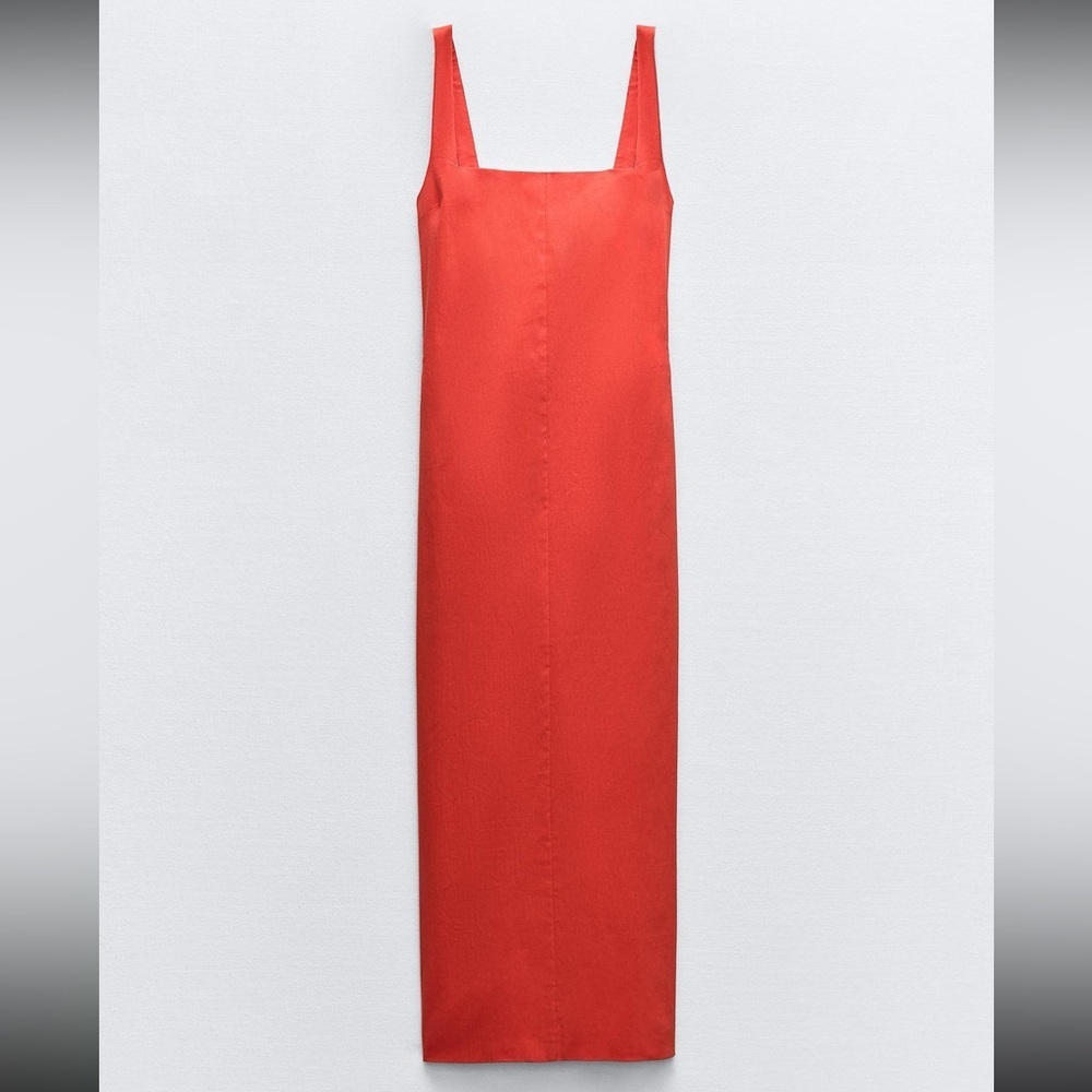 NWT Zara open back midi dress - Picture 5 of 7